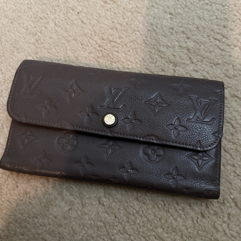 Louis Vuitton Monogram empreinte long Wallet